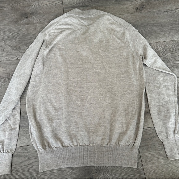 PETER MILLAR Crown Soft Merino Wool & Silk Blend Quarter-Zip Sweater size XL - Picture 5 of 9